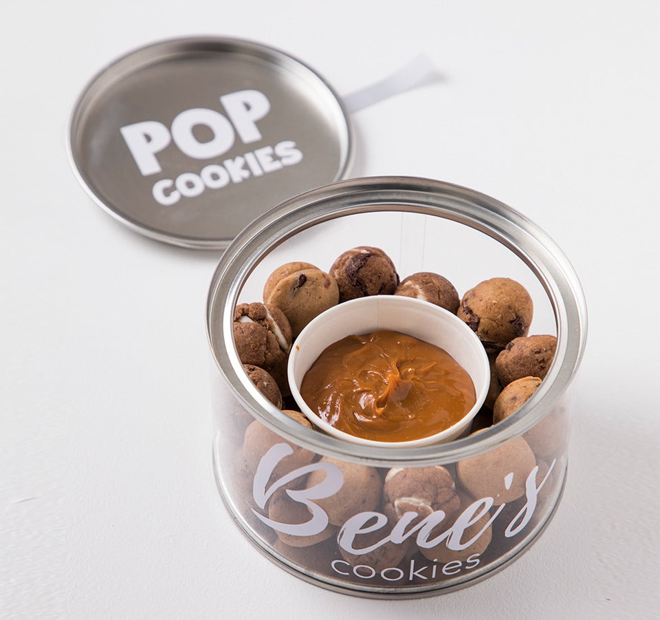 Lata Pop Cookies com Doce de Leite